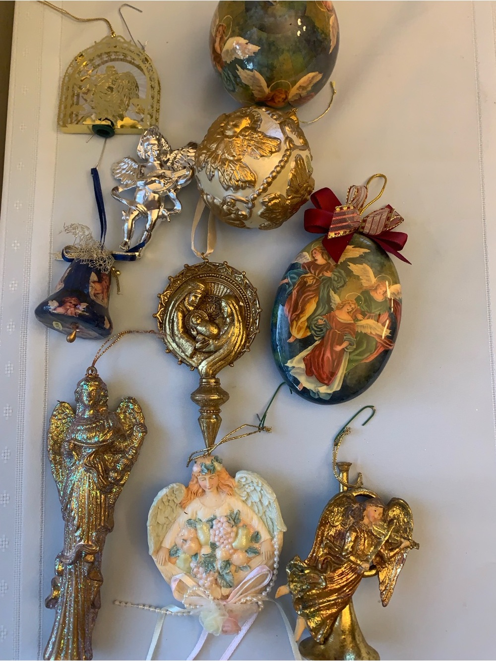 10 Angel Ornaments
